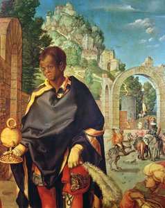 The Adoration of the Magi (detail) by Albrecht Dürer